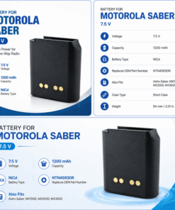 Pin bộ đàm Motorola Saber