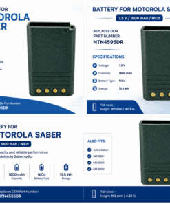 Pin bộ đàm Motorola Saber