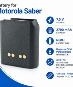 Pin bộ đàm Motorola Saber