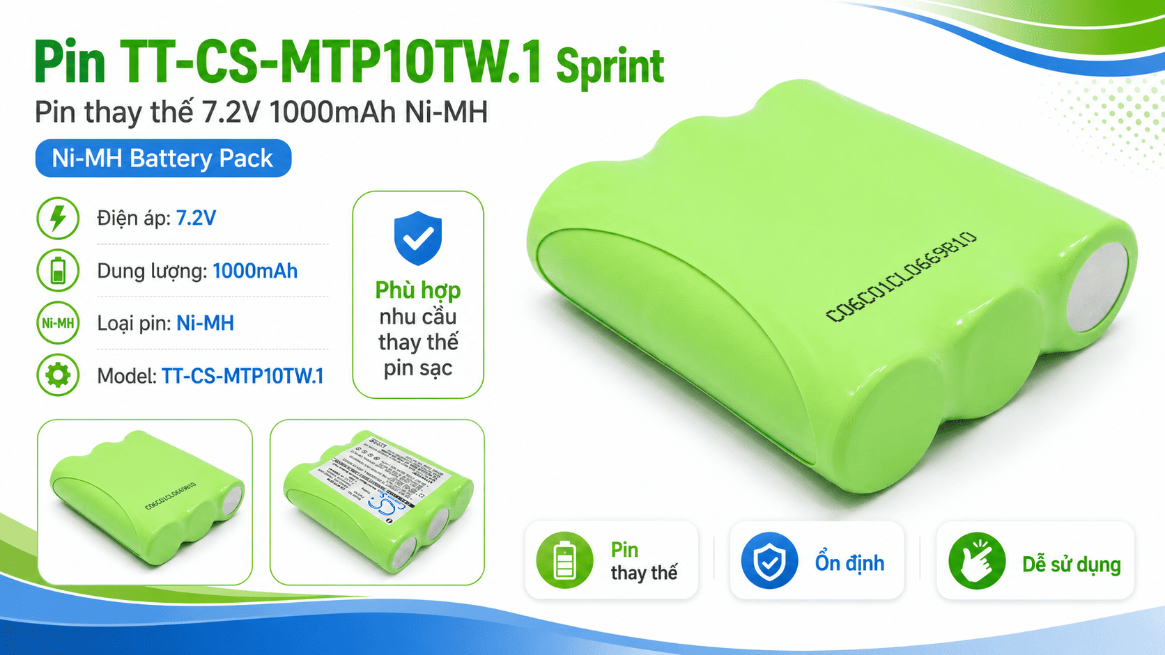 Pin TT-CS-MTP10TW.1 Sprint