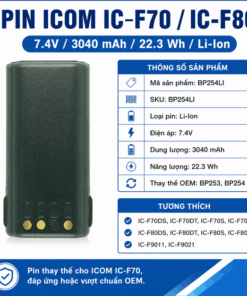 Pin bộ đàm Icom IC-F70
