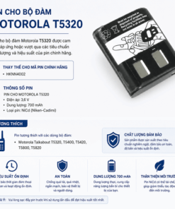 Pin bộ đàm Motorola T5320