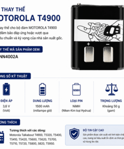 Pin bộ đàm Motorola