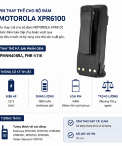 Pin bộ đàm Motorola XPR6100