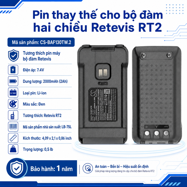 Pin Cameron Sino CS-BAF130TW.2