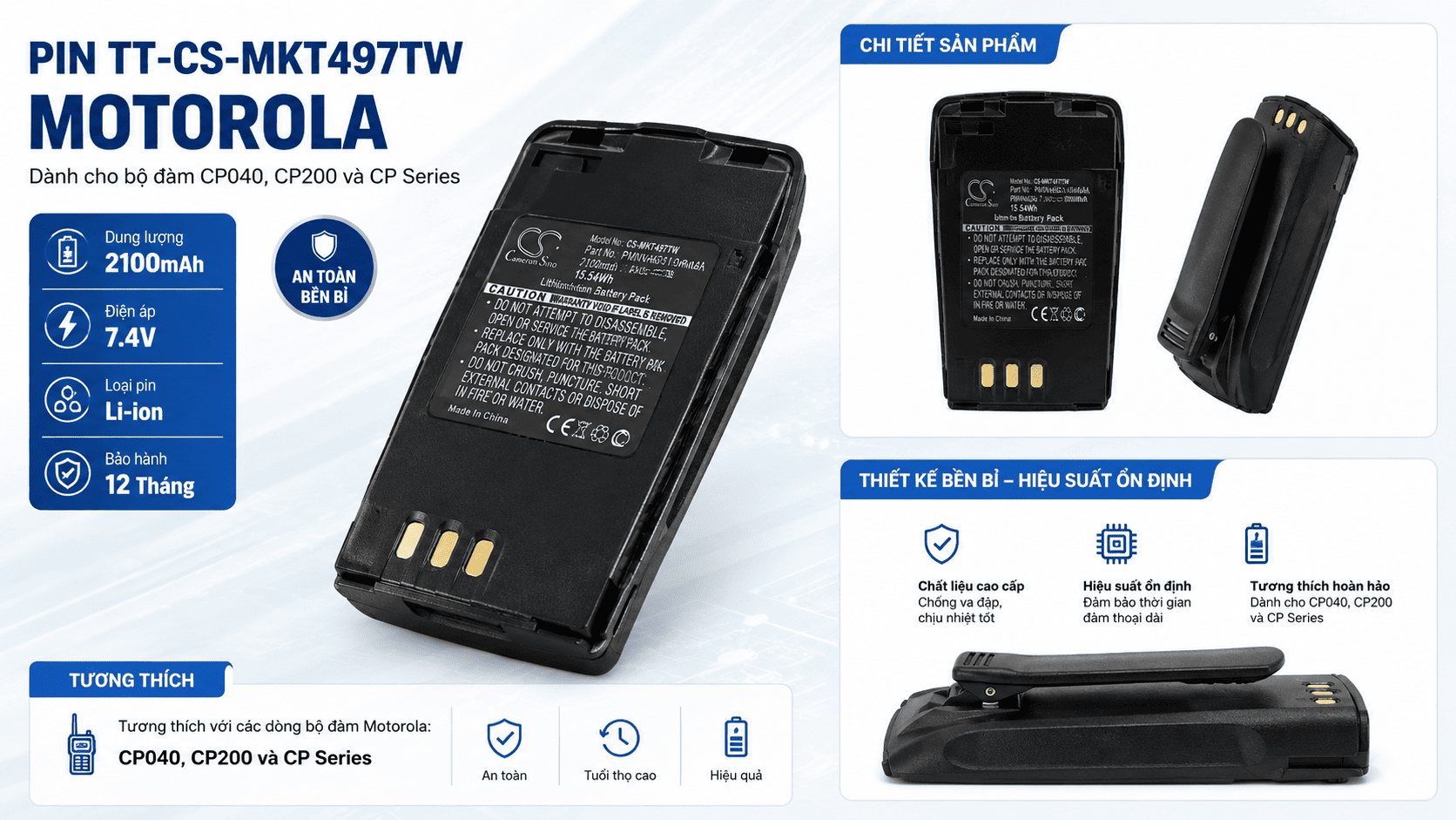 Pin TT-CS-MKT497TW Motorola