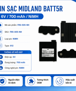 Pin bộ đàm Midland BATT5R