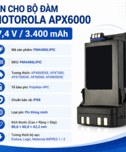 Pin bộ đàm Motorola APX6000