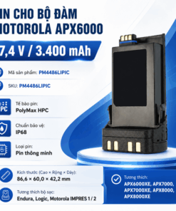 Pin bộ đàm Motorola APX6000