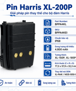 Pin bộ đàm Harris XL-200P