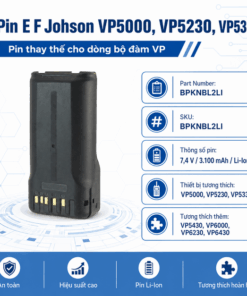 Pin bộ đàm EF Johnson VP5000