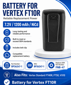 Pin bộ đàm Vertex FT10R