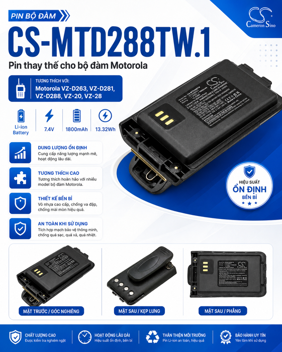 Pin Cameron Sino CS-MTD288TW.1