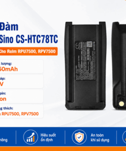 Pin Bộ Đàm Cameron Sino CS-HTC78TC 7.4V 3350mAh Cho Relm RPU7500, RPV7500