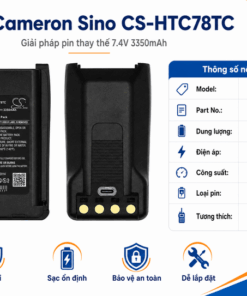 Pin Bộ Đàm Cameron Sino CS-HTC78TC 7.4V 3350mAh Cho Relm RPU7500, RPV7500