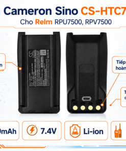 Pin Bộ Đàm Cameron Sino CS-HTC78TC 7.4V 3350mAh Cho Relm RPU7500, RPV7500