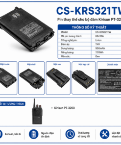 Pin Cameron Sino CS-KRS321TW
