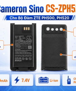 Pin Cameron Sino CS-ZPH520TW Li-ion 1800mAh Cho Bộ Đàm ZTE PH500, PH520
