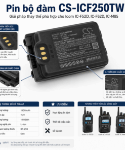 Pin Cameron Sino CS-ICF250TW