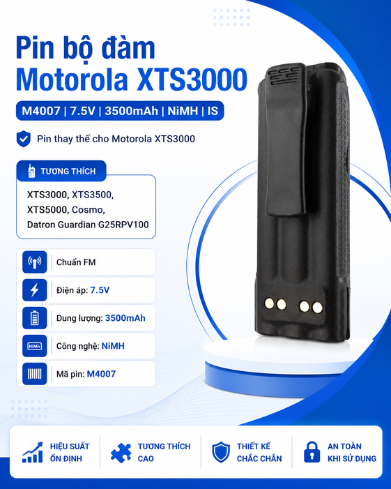 Pin Bộ Đàm M4007