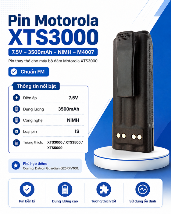 Pin Bộ Đàm M4007