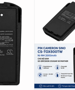 Pin Cameron Sino CS-TOX500TW Ni-MH 2000mAh Cho Bộ Đàm GE-Ericsson Cougar Và Panther