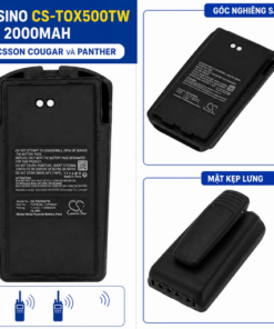 Pin Cameron Sino CS-TOX500TW Ni-MH 2000mAh Cho Bộ Đàm GE-Ericsson Cougar Và Panther
