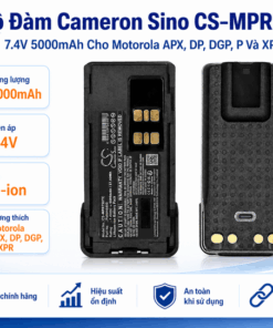 Pin Bộ Đàm Cameron Sino CS-MPR758TC 7.4V 5000mAh Cho Motorola APX, DP, DGP, P Và XPR