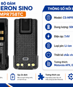 Pin Bộ Đàm Cameron Sino CS-MPR758TC 7.4V 5000mAh Cho Motorola APX, DP, DGP, P Và XPR