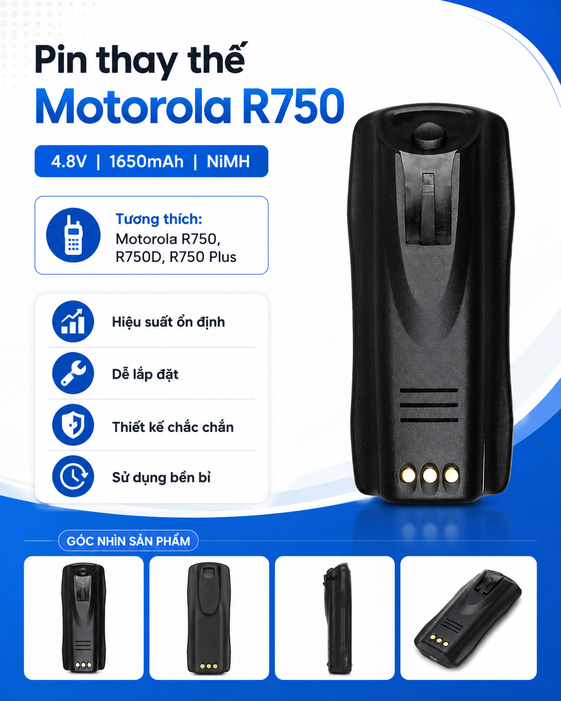 Pin Bộ Đàm NM-R750