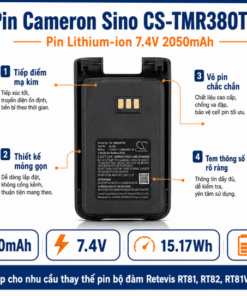 Pin Cameron Sino CS-TMR380TW Li-ion 2050mAh