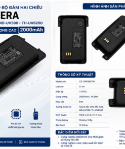 Pin thay thế cho bộ đàm hai chiều Tytera MD-390, MD-680, MD-UV390, TH-UV8200.