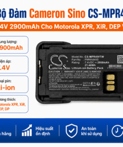 Pin Bộ Đàm Cameron Sino CS-MPR491TW 7.4V 2900mAh Cho Motorola XPR, XiR, DEP Và DP