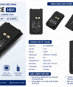 Pin thay thế cho bộ đàm Ailunce HD1