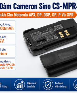 Pin Bộ Đàm Cameron Sino CS-MPR448TW 7.4V 3200mAh Cho Motorola APX, DP, DGP, GP, P Và XPR