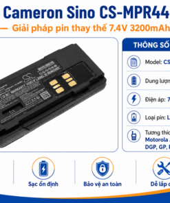 Pin Bộ Đàm Cameron Sino CS-MPR448P, DP, GP, P Và XPR