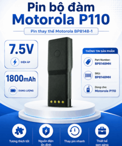 Pin bộ đàm Motorola