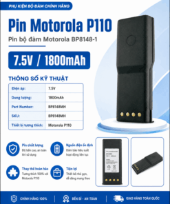 Pin bộ đàm Motorola