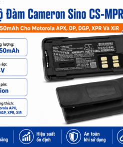 Pin Bộ Đàm Cameron Sino CS-MPR409TW 7.4V 2450mAh Cho Motorola APX, DP, DGP, XPR Và XiRv