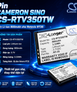 Pin Cameron Sino CS-RTV350TW Li-ion 900mAh Cho Bộ Đàm Retevis RT35