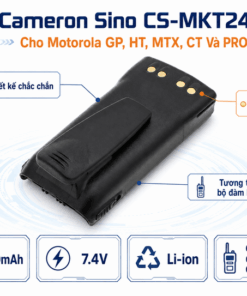Pin Bộ Đàm Cameron Sino CS-MKT243TW 7.4V 2700mAh Cho Motorola GP, HT, MTX, CT Và PRO