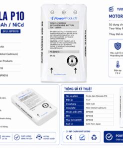Pin bộ đàm Motorola