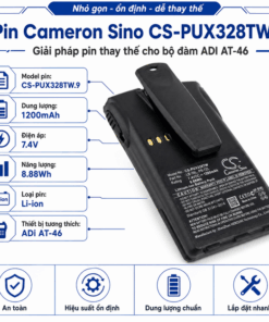 CS-PUX328TW.9 Pin thay thế cho bộ đàm ADI AT-46