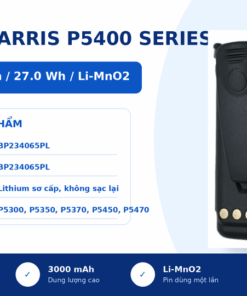 Pin bộ đàm Harris P5400