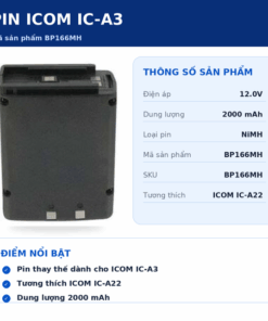 Pin bộ đàm Icom IC-A3