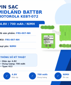 Pin bộ đàm Midland BATT8R