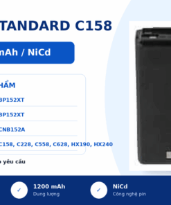 Pin bộ đàm Standard C158