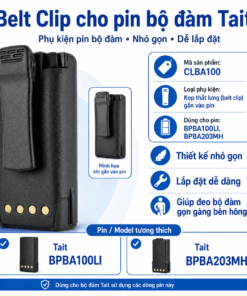 Kẹp pin bộ đàm Tait CLBA100 cho BPBA100LI và BPBA203MH