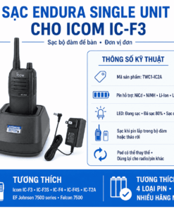 Bộ sạc Icom IC-F3 TWC1-IC2A