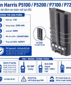 Pin Harris P5100 LEHAPA7YMHIS – NiMH 7.5V 2450mAh IS